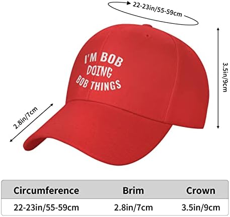Јас сум Боб како го правам Боб работи, смешна саркастична капа, бејзбол капа, камионџија, тато капа за мажи жени