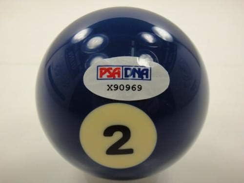 Вили Москони потпиша PSA/DNA Сертифициран автентичен 2 Билијард топка автограмирана. - автограмирани производи