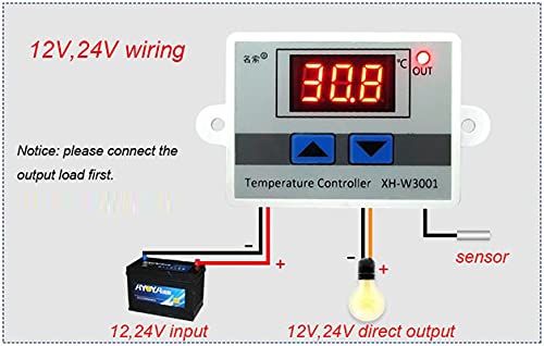 220V дигитален контролер на температурата NTC сензор термостат TQ00179