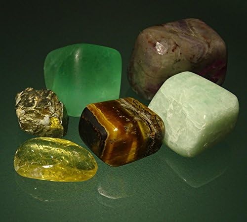 Хармонизирајте мулти-камен 6 компјутери Поставете богатство Просперитет Реики лековити камења Васту Фенг Шуи