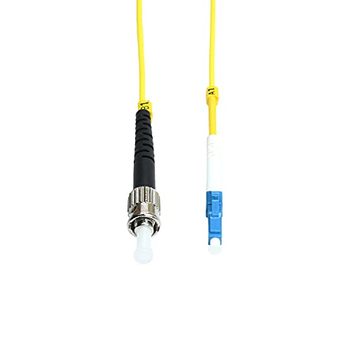 Opzonik 1M - 2Pack LC до ST Fiber Optic Patch Cable единечен режим симплекс оптички лепенки 9/125 μm влакна Оптички кабел LC -ST 1 метарски