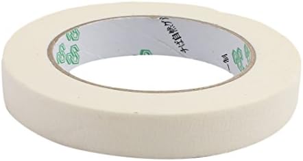 Аексит 5 парчиња 18мм етикети и опрема за етикетирање ширина на лепило хартија за пишување лента за пишување бела индустриска лента за обележување 50м должина