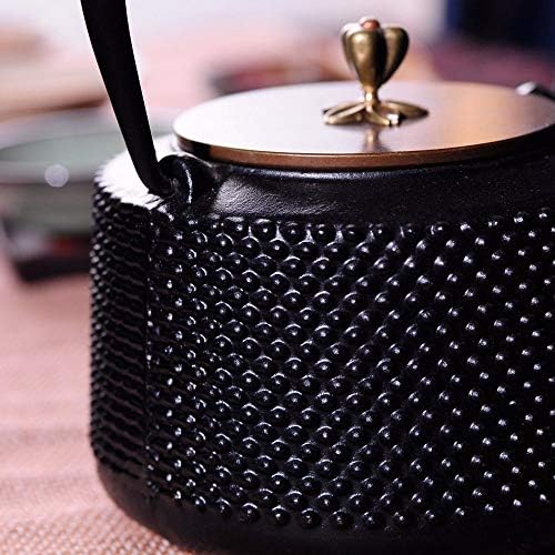 Ironелезен котел, 1L BPA бесплатно рачно изработено Јиксинг Самивар, Ironелезно чајник стакло керамички емајлиран чајник од глинен