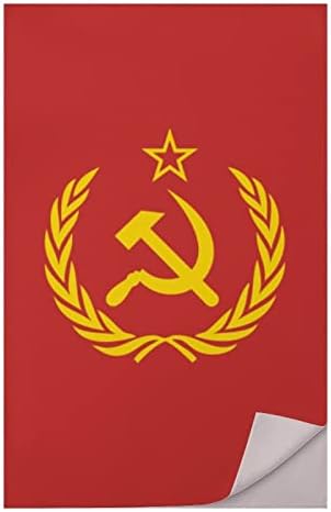 Советскиот Сојуз Ккп Ссср Амблем Црвени Брзи Суви Крпи Крпи За Перење Високо Абсорбента Крпи За Лице Лице Крпи За Раце За Бања