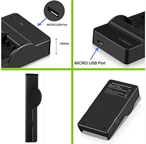Микро USB Полнач За Батерии ЗА SONY CYBER-Shot DSC-HX20, DSC-HX20V, Dsc-HX20V/B Дигитална Камера
