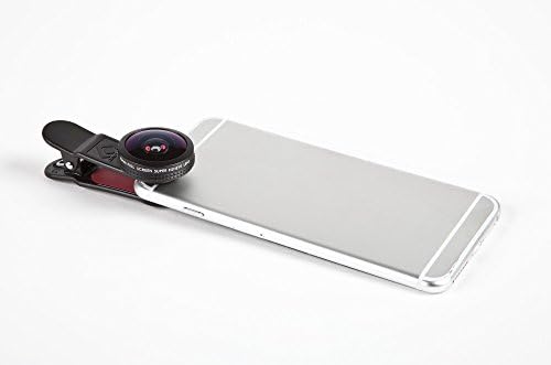 Комплет за леќи за леќи со 10 мм на GRIP DAT на DAT DAT | Широк агол/риба, универзален клип на | За Apple iPhone 7/ 6S Plus/ 6s/