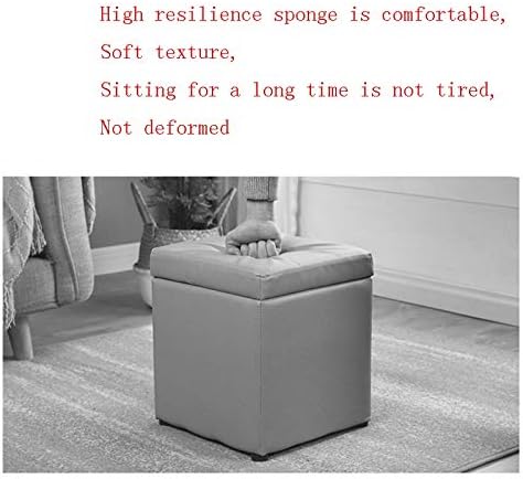 Jydqm складирање столче модерна столица за складирање на софа креативно кутија за складирање на домаќинства, мултифункционална столица за чевли за складирање