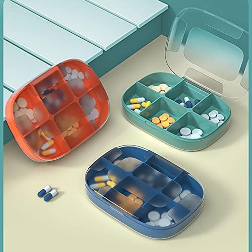 ПЖЈ - Пренослива Кутија За Додатоци За Таблети, Отстранливи Прегради Кутија За Организатор На Апчиња За Патување, Дневна Кутија За