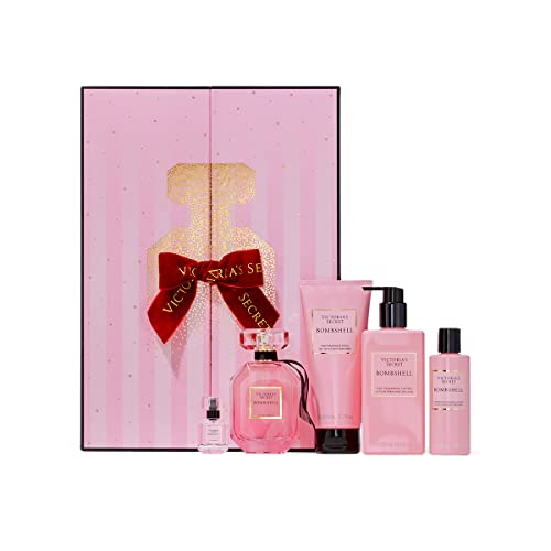 Сет на подароци на Викторија Сикрет, еу де парфум, 5 парчиња Подароци: 3,4 мл. Eau de Parfum, Mini Eau de Parfum, миење на телото,
