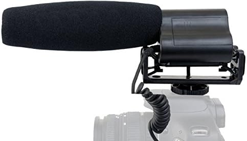 Микрофон со пушка со шофершајбна и мртва мачка маф за Sony Alpha A6500