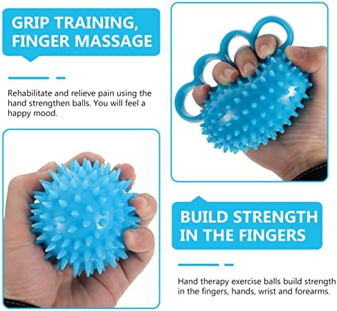 Заздравуваат 2 парчиња вежбаат рачни топки рачни вежбање на прсти за прсти вежбање артритис фитнес опрема за фитнес опрема за олеснување на болката за зајакнување
