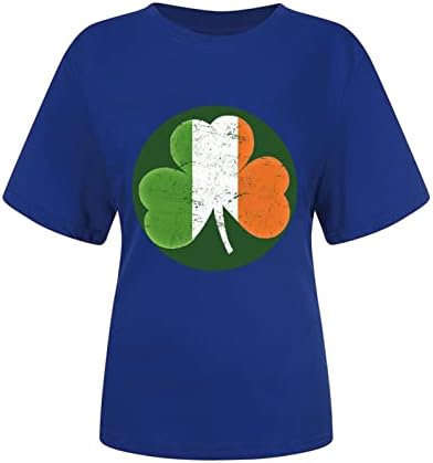 Есен летен врвен маица за женска облека со краток ракав памучен графички лабав вклопување опуштено вклопување кошула за бренд за