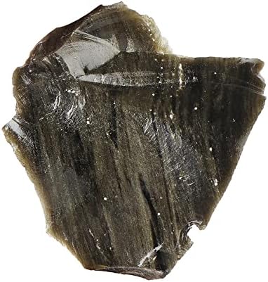 GemHub Природна карпа груба 337,65 КТ карпа груба црна опсидијанска лекување кристал лабава скапоцен камен