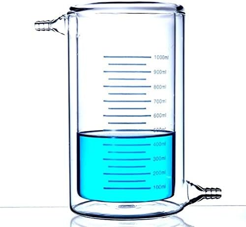 Планински МАЖИ Лабораторија 1000мл Јакна Стакло Чаша Боросиликатно Стакло 3.3 Јакна Колба Лабораторија Хемија Стакларија Наука
