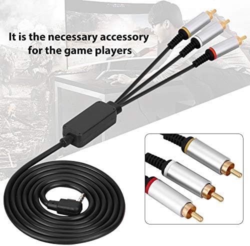 MXZZAND AUX CABLE AV CABLE CONSOLE CONSOLE додаток ТВ Аудио видео кабелот е насочен кон компатибилен со PSP1000 2000 3000