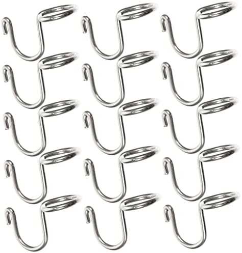 Jardwe 15pcs конекција за приклучување закачалки за облека за закачалки куки за закачалка за закачалки куки од не'рѓосувачки челик палто за закачалки за закачалки повеќ