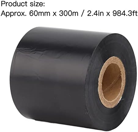 FTVogue KB300-B Етикети со лепило со отпорна на печатач со висока температура, црна лента заснована на смола, додатоци за 3Д печатач,