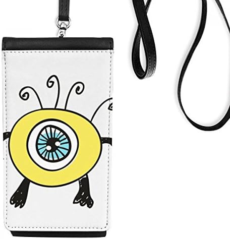 Универзум и туѓи жолти циклопи Телефонска чанта што виси мобилна торбичка црн џеб