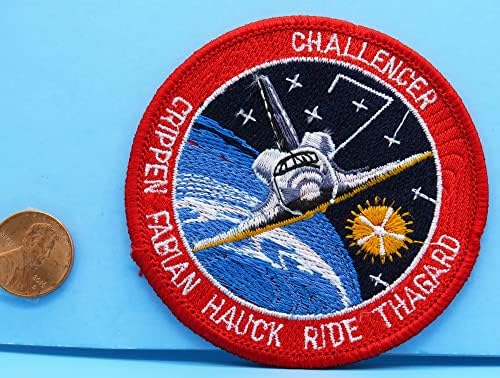 Patch and Pendant STS -7 Challenger Space Shuttle - Мисија на Сали Возење - Гроздобер пакет на НАСА