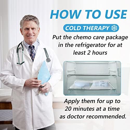 Релексиоко ладна терапија чорапи и нараквици за хемотерапија невропатија, пакет за хемо -нега за жени и мажи, пакување со мраз