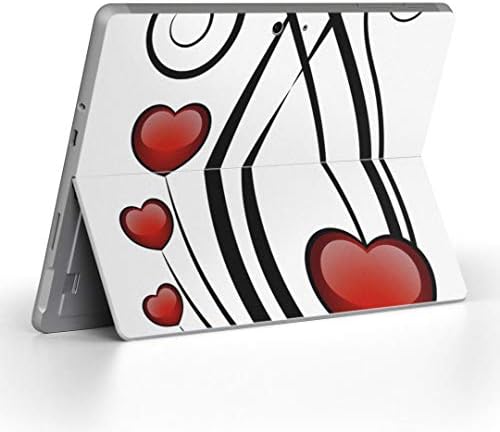 Декларална покривка на igsticker за Microsoft Surface Go/Go 2 Ultra Thin Protective Tode Skins Skins 001570 Heart