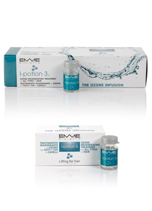 Емедициото и-НАПИВКА 3 Кревање за третман на озон за коса 2 вијали х 10мл регенерирачки третман за сите видови коса.