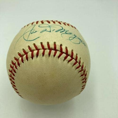 Зачудувачки Џо Димаџо Потпиша 1955 Официјална Мала Лига Бејзбол ЏСА Коа-Автограм Бејзбол