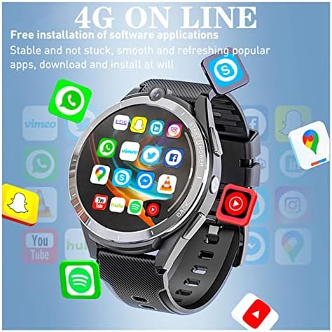 VPSN Smart Watch Men GPS LEM16 Smartwatch Android Sim Картичка WiFi 8MP Камера 900mAh 1,6 Инчи 400 * 400