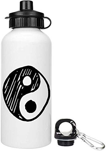 Azeeda 600ml 'yin & yang' шише за еднократно вода/пијалоци