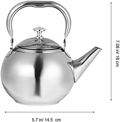 Doitool чај од не'рѓосувачки челик чај од чај од не'рѓосувачки челик чај чај чај садови со цедилка за шпорет гласен свиреж чај