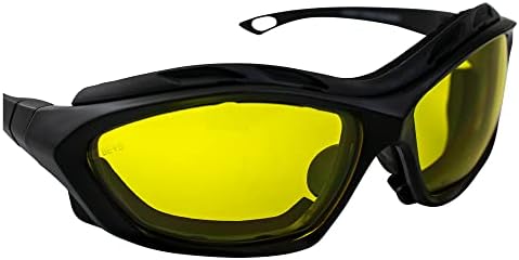 Birdz Eyewear Canopy Padded Motorcycle Sundses Sundes Sunderssion Saffections Ansi Z87.1 Convertible во очила црна рамка