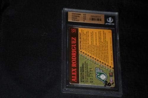 Алекс Родригез 1994 Акција спакувана дебитантска картичка 1 BGS 9,5 Gem Mint Mariners - картички за дебитант со бејзбол