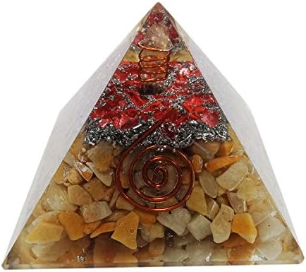 Оргон пирамида Голем генератор на енергија од авентуринска кристална енергија ЕМФ Заштита за заздравување на медитација