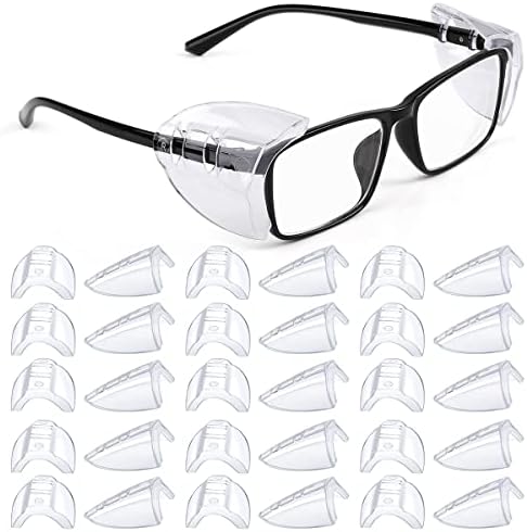 15 Пара Очила За Очи Странични Штитови, Флексибилно Лизгање На Странични Штитови за Заштитни Очила Одговара На Мали до Средни Очила
