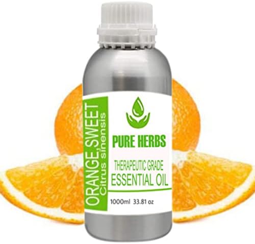 Чисти билки портокалова, слатка чиста и природна терапеаутична оценка есенцијално масло без капнување 1000 ml