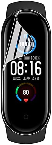 Premium Hydrogel Screen Prector Заштитник за Xiaomi Mi Band 7 Паметна нараквица, 6pcs паметен часовник Транспарентен мек TPU за заштита на TPU [Целосно покритие] [Clear HD] [Ply Friendly]