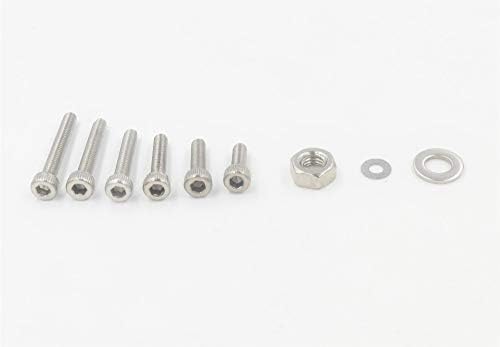 Завртки 600 парчиња/Постави M2 завртки од не'рѓосувачки челик 304 Хекс -приклучоци завртки со навртки завртки за завртки капаче/комплет за копче/рамна
