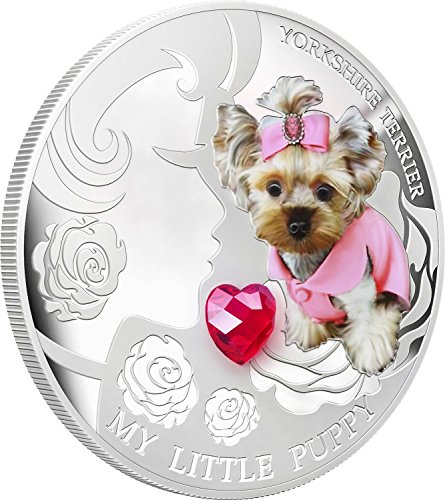 2013 Фиџи - Кучиња и мачки - Објавување 1 - Моето мало кутре - Јоркшир Териер - 1oz - сребрена монета - 2 $ нециркулирани