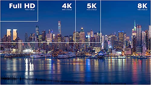 Менхетен 8К УЛТРА Голема Брзина HDMI Кабел Со Етернет – Сертифициран 2.1-3ft, 7ft, 10ft-4k 120hz, 8K 60hz, 48Gbps, Златни Контакти, Плетенка