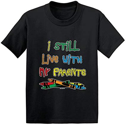 Haase Unlimited Јас сè уште живеам со моите родители - маица со дрес на дрес на дрес на безобраз