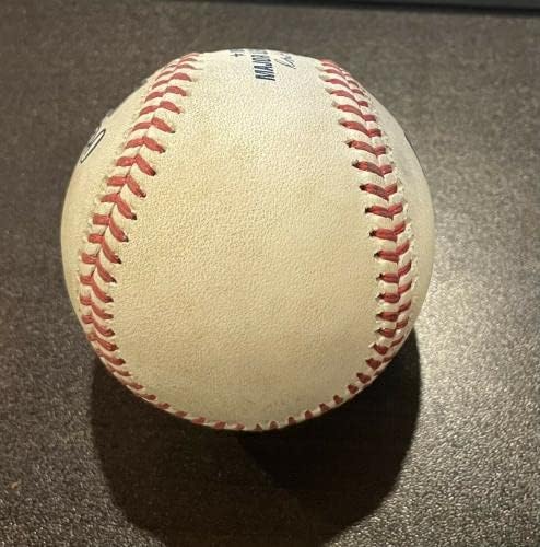 Брис Харпер игра користеше бејзбол РБИ единечен кариера хит 866 MLB Auth - MLB игра користеше бејзбол