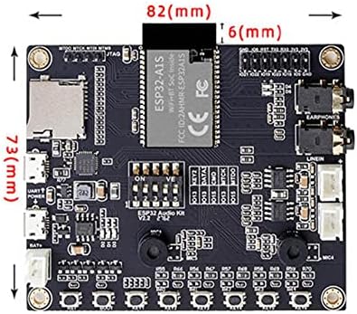 Rakstore ESP32-Audio-Kit ESP32-A1S ESP32 Audio Development Board WiFi Bluetooth-компатибилен модул со ниска моќност со двојна моќност 8M PSRAM ESP32 ADUIO комплет