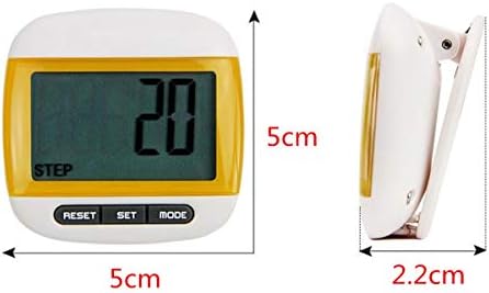Formvan LCD педометар за клип за одење на преносен чекор -шалтер за чекори и милји калории мажи жени деца спортски спорт кои трчаат пешачење