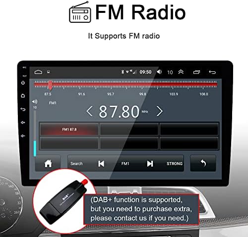 За Тојота Хајлендер Радио 2009-2014 Автомобил Стерео Радио Андроид 12 Вграден Безжичен CarPlay Bluetooth Главата Единица 9 Инчен IPS GPS Навигација Поддршка Целосна RCA Резервна Кам