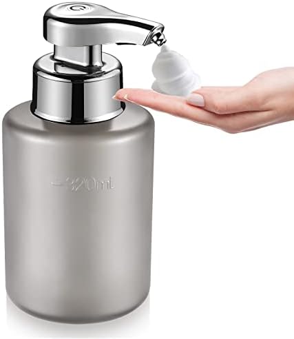 RRSilvia 12oz без диспензерот без допир со сапун, што може да се повлече од кујнски мијалник, пенен сапун-диспензерот за домашни производи