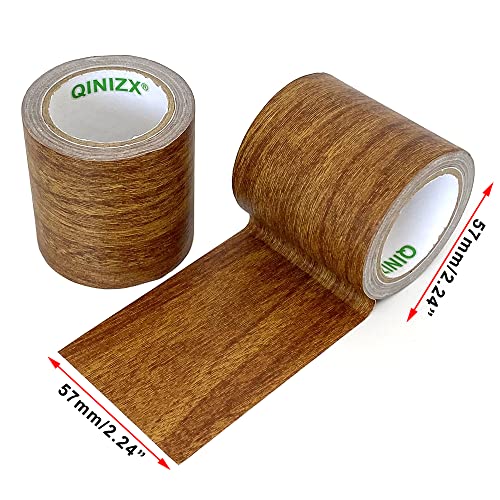 Qinizx 2 Roll Repair Tape Patch 2.2inch x 15ft, антички дрвени житни декорации налепници за лепење ленти за само-леплици за биро/стол/мебел/лента