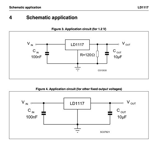 Stmicroelectronic 3.3V, LD1117V33 регулатор на напон, LD33V