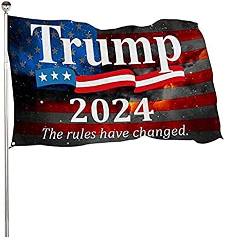 2024 Правилата На Доналд Трамп Се Сменија 3х5 Внатрешно Знаме На Отворено Дебела Ткаенина Водоотпорна