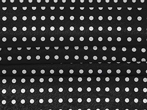 oneOone Кадифена Црна Ткаенина Полка Занаетчиски Проекти Декор Ткаенина Отпечатена од Дворот Широк 58 Инчи