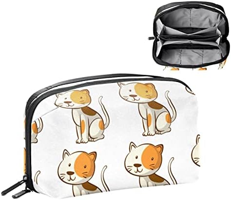 Организатор на електроника, Беспрекорна Симпатична Мачка Мала Торба За Носење Кабел За Патување, Компактна Технолошка Торба За Електронски